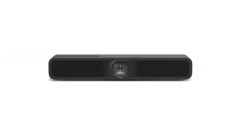 A front-facing product image of the Logitech MeetUp 2.
