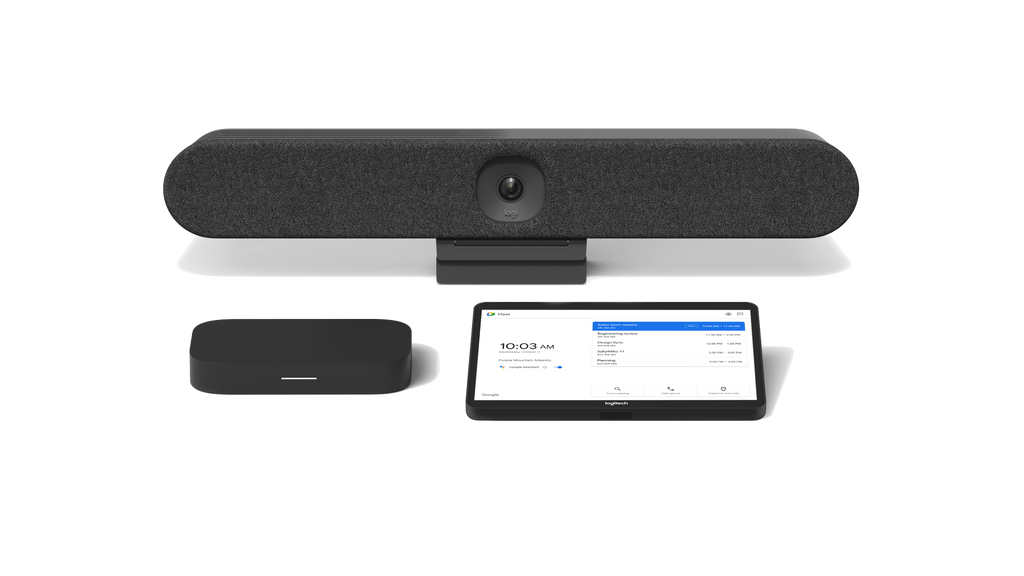 Logitech Huddle Room Solution with Rally Bar Huddle for Google Meet ...