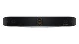 A front-facing picture of a video bar, the HP Poly Studio X72.